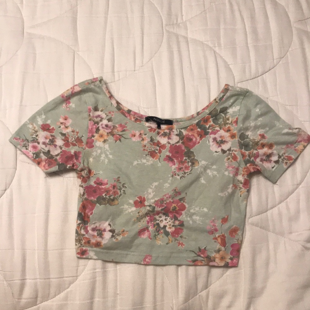 Floral PacSun Crop Top